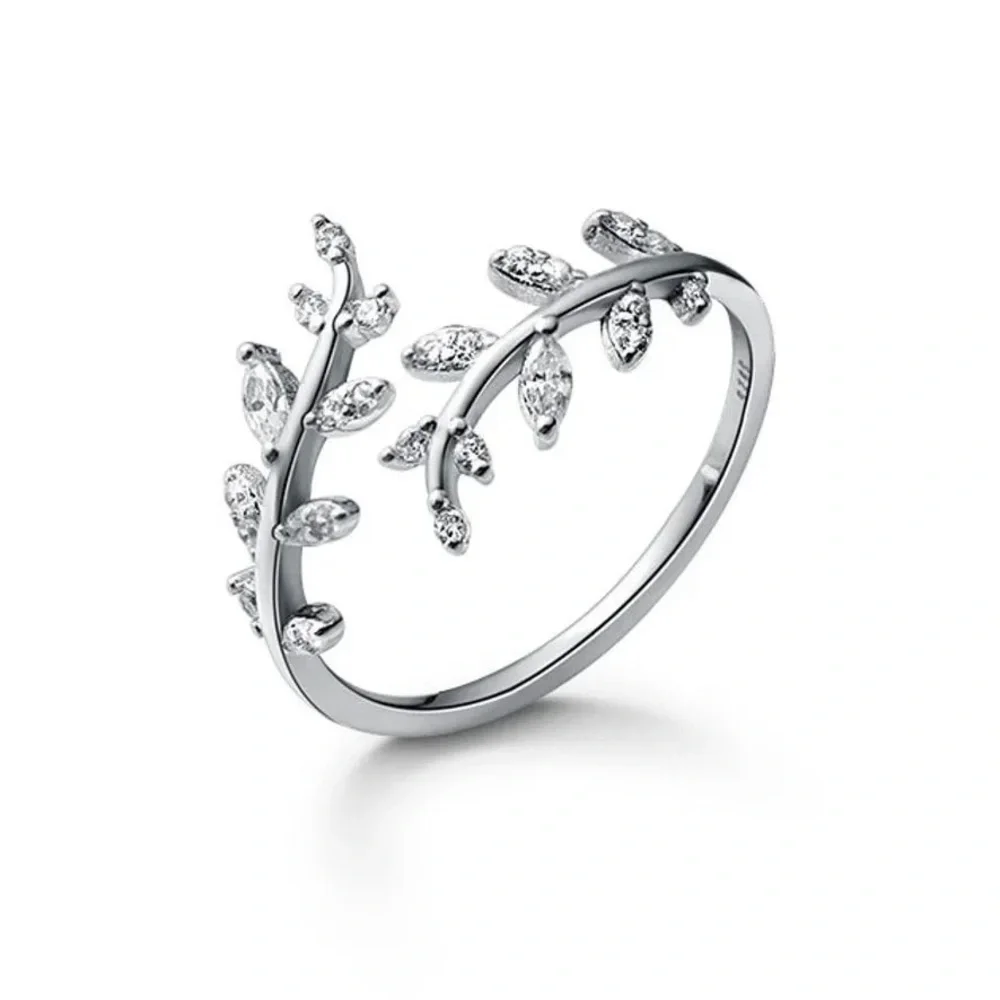 Leaf Wrap Ring - Picture 2 of 6